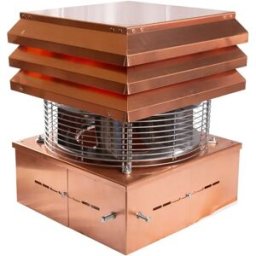 Gemi Elettronica Extractor de humo profesional de cobre cuadrado para chimenea, extractor de chimenea eléctrico tipo sombrero gemi