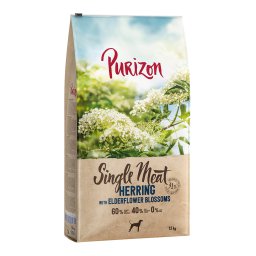 Purizon Single Meat Arenque con flores de saúco - 2 x 12kg