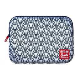Smile Kimono Sleeve Funda Seigaiha para Portátil hasta 14