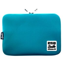 Smile Sleeve Funda para Portátil y Tablet hasta 14" Neopreno Azul