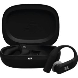 Auriculares JBL Endurance Peak 4 inalámbricos Bluetooth deportivos con Cancelación de Ruido, resistentes al agua y polvo IP68, negros