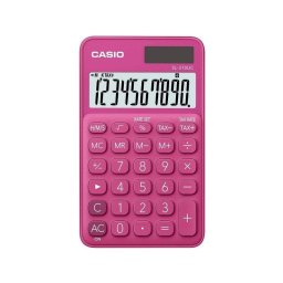 Calculadora de bolsillo Casio SL-310UC-RD 10 dígitos solar y batería fucsia