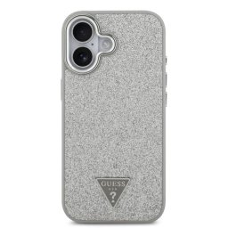 Guess Funda Para Iphone 17 – Carcasa De Polipiel Plata Con Purpurina Y Magsafe, Diseño Elegante Y Ajuste Preciso