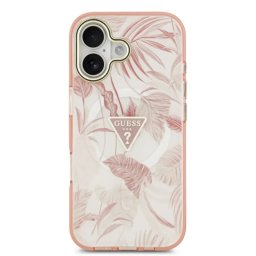 Guess Funda Para Iphone 17 – Carcasa Pc+tpu Con Magsafe Estampado Selvático Rosa, Diseño Elegante Y Ajuste Preciso