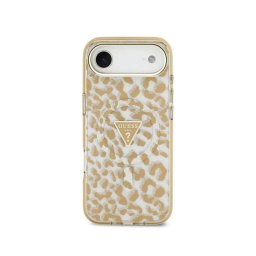 Funda para móvil Guess Leopardo Marrón Brillos Carcasa PC+TPU con Magsafe para iPhone Air