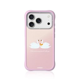 Youngkit Funda Para Iphone 17 Pro – Carcasa Magnética Ch4 Swan Kiss Swan Serenade, Diseño Ilustrado Y Ajuste Preciso