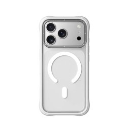 Youngkit Funda Para Iphone 17 Pro – Carcasa Magnética Dynamic Ii Transparente Blanca Silicone, Diseño Moderno Y Ajuste Preciso