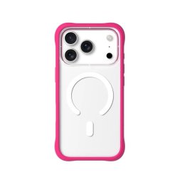 Youngkit Funda Para Iphone 17 Pro – Carcasa Magnética Dynamic Ii Transparente Rosa Barbie Silicone, Diseño Moderno Y Ajuste Preciso