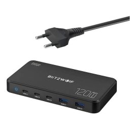 Estación de Carga Blitzwolf BW-i100 5 en 1 120W USB-C y USB-A
