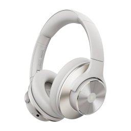 Auriculares OneOdio A10 inalámbricos Bluetooth con Cancelación de Ruido, Transparencia y 45 h batería, blancos