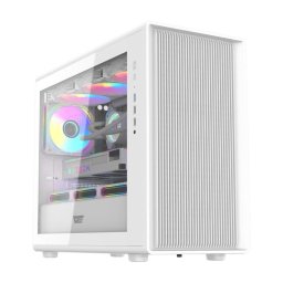 Caja PC Darkflash DB460M Blanca M-ATX/ITX Cristal Templado