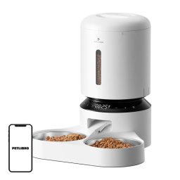 Dispensador de Comida Petlibro Granary 5L Doble Plato Blanco