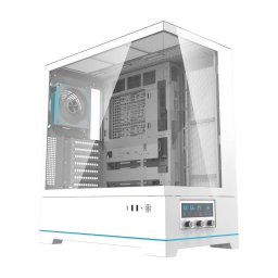Caja PC Darkflash DY451 PRO Blanca + 1 Ventilador ARGB