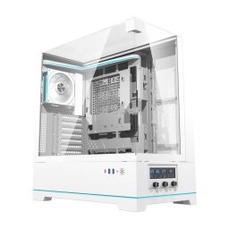Caja PC Darkflash DY450 PRO Blanca ATX Big Tower con 1 ventilador ARGB