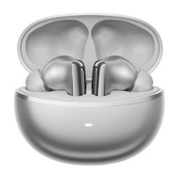 Auriculares QCY MeloBuds N70 Lite inalámbricos Bluetooth con Cancelación de Ruido, Micrófono AI y resistencia IPX5 Titanium