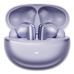 Auriculares QCY MeloBuds N70 inalámbricos Bluetooth con Cancelación de Ruido, Micrófono y protección IPX5, púrpura