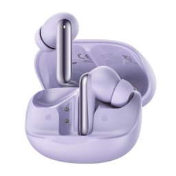 Auriculares QCY Melobuds N50 inalámbricos Bluetooth con Cancelación de Ruido ANC y micrófono, color púrpura