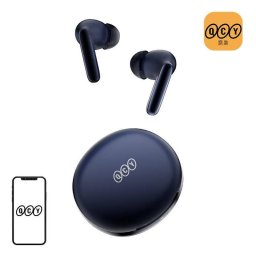 Auriculares QCY T13 ANC2 inalámbricos Bluetooth con Cancelación de Ruido y Micrófono, azul