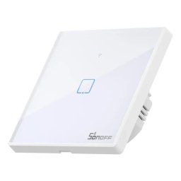 Interruptor Inteligente Sonoff T2EU1C-TX WiFi + RF 433 MHz Control App