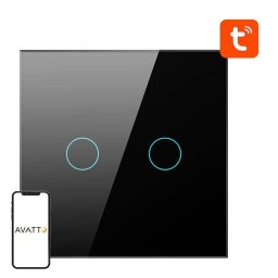 Interruptor Inteligente Avatto ZTS02-EU-B2 ZigBee Compatible Alexa Google