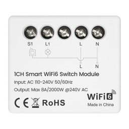 Interruptor Inteligente Avatto WSM20-W1 WiFi 6 Compatible Alexa Google
