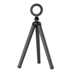 Soporte flexible para teléfonos Telesin con imanes MagSafe negro