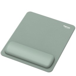 Alfombrilla para ratón Fellowes Breyta con reposamuñecas verde salvia