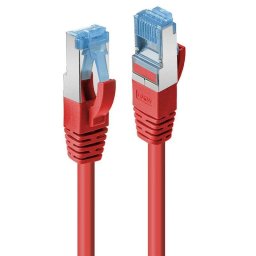 Cable de red Lindy Cat6a S/FTP 1,5 m rojo