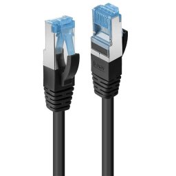 Cable de red Lindy Cat6a S/FTP 0,5 m Negro
