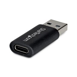 Adaptador USB-A Macho a USB-C Hembra StarTech 10 Gbps Negro