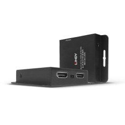 Extensor HDMI 4K Lindy 38208 70 metros Cat6 Transmisor Receptor IR
