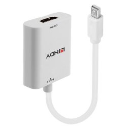 Adaptador de cable de vídeo Lindy Mini DisplayPort a HDMI 4K 60 Hz