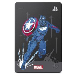 Seagate Game Drive HDD 2TB USB 3.0 Avengers Edition Capitán América para PS4