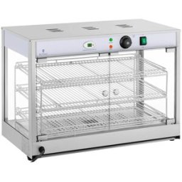 Royal Catering Vitrina caliente - 1.200 watt - pantalla LED 10011180