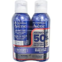 Avène Christmas Coffret Men Dúo Espuma De Afeitar 2x200ml Con 50% De Descuento En El 2º Paquete
