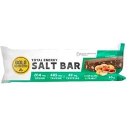 Gold Nutrition Barrita de sal con sabor a chocolate y cacahuetes, 40 g