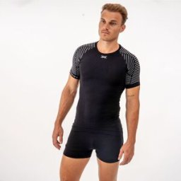 X-BIONIC Camiseta térmica de hombre INVENT . (XXL) Negro