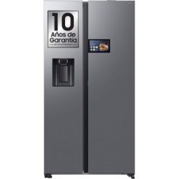 Samsung Frigorífico Americano Bespoke AI 178cm Balda Botellero 621L Clase E Inox RS90F64EETEF (Reacondicionado Grado D). Inox