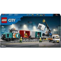 Lego Juego de construcción Tren de Mercancías del Puerto con Grúa y Camión City Trains - 60509.