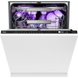 HAIER Lavavajillas Integrable 16 servicios con limpieza UV - XI 6B0M3BB. Blanco
