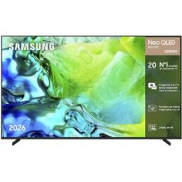 Samsung TV Neo QLED Mini LED 138cm (55') TQ55QN80HAUXXC 4K Smart TV con Vision AI Football Mode 144Hz. Negro