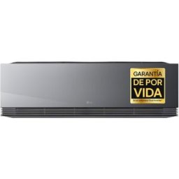 LG Aire acondicionado Split 1x1 Inverter con 2.150 frig/h y 2.752 kcal/h, WiFi - MIRROR09X.SET. Antracita espejo