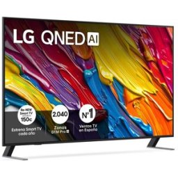 LG TV QNED AI 164cm (65') 65QNED84A6C, 4K Smart TV (Reacondicionado Grado A). Negro