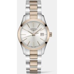 Longines Reloj de mujer Conquest Classic L23863727 de acero bicolor. Plateado