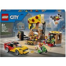 Lego Juego de construcción Experiencia de Pizza a Domicilio con Vehículos My City - 60496.