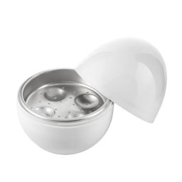 InnovaGoods Boilegg Hervidor para Microondas 4 Huevos + Recetario