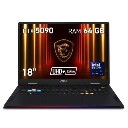 Portátil MSI Raider 18 HX AI A2XWJG-459ES 18" Intel Core Ultra 9 285HX 64GB 2TB SSD RTX 5090 24GB Windows 11