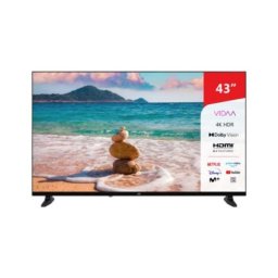 TV QUO LED 43" 4K Ultra HD Smart TV Bluetooth VIDAA HDR Wi-Fi Negro