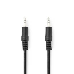 Cable de audio Nedis CAGL22000BK15 jack 3,5 mm macho 1,5 m PVC negro