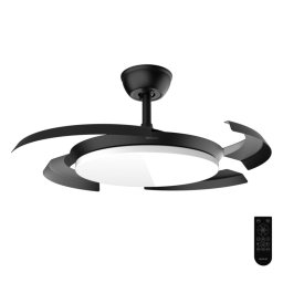 Ventilador de Techo con Luz Cecotec EnergySilence Aero 4500 30W 107cm 6 Velocidades Motor DC Aspas Retráctiles Mando Temporizador Función Invierno